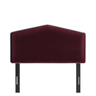Modway Cosette Performance Velvet Twin Size Headboard - Mulberry-Assembly Required