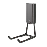 Gator Magnetics 4" MIDI Open Magnetic Hook - 25 lb Capacity - Black-Holds a load of up to 25 lbs. on thin steel surfaces. It is tested for its shear strength at a 90° angle load capacity. This is how a hook should work instead of your tool sliding down the steel surface, falling to the floor.
