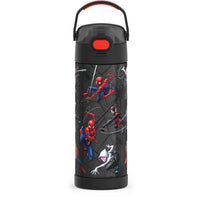 Thermos FUNtainer Bottle with Spout - 470mL - Spiderman-Thermos vacuum insulation technology for max temperature retention