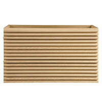 Modway Render 36" Wall-Mount Bathroom Vanity Cabinet - Oak-Mid-Century Modern Vanity
