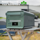 Yoshino B4000 SST Solid-State Portable 4,000W Continuous Power Station-POWER ON THE GO - Truly Portable at 53.6 lbs. this power station is great for camping, emergencies, or overlanding adventures. Features UPS (Uninterruptible Power Supply) backup with two 15W wireless charging pads, app for remote access via Wi-Fi or Bluetooth. Quiet, emission-free, and reliable. Stay connected on the go.