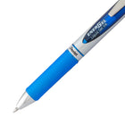 Pentel EnerGel Liquid Gel Pens Retractable – 0.7mm – Blue – 2 Pack-Futuristic barrel accents indicate ink colour