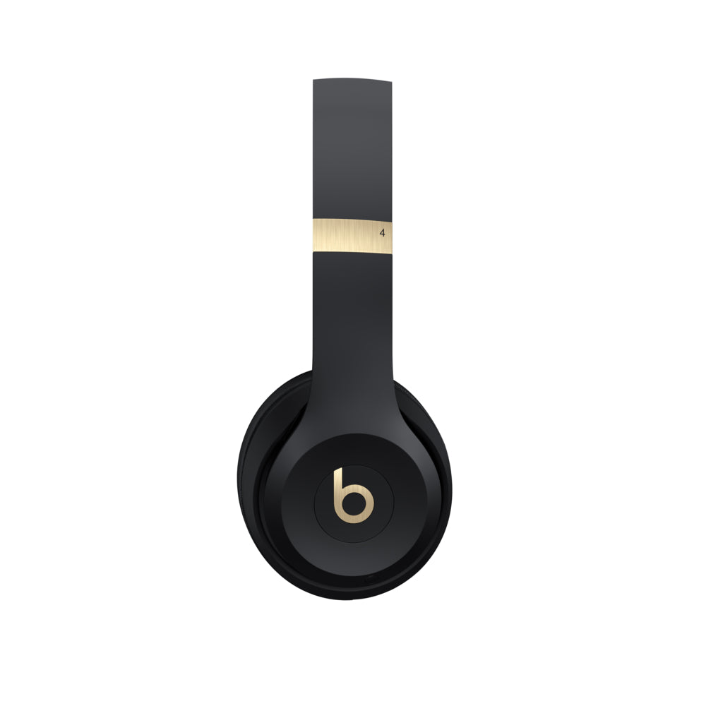 Beats Solo 4 Wireless On-Ear Headphones - Black/Gold | staples.ca