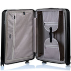 Champs Marquis 3 Piece Luggage Set - Black-Pack more. All 3 sizes (Carry-on, Medium check-in bag, Large check-in bag) come with a 2" expansion feature for added packing capacity