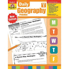 Evan-Moor Daily Geography Practice Resource Book (EMC3714) - Grade 5-Daily geography practice for grade 5 includes 36 map lessons to introduce basic geography skills and more than 80 geography terms