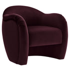 Modway Compose Performance Velvet Accent Chair - Mulberry-Versatile Accent Chair