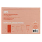 Perk Kitchen Garbage Bags - White - 100 Pack-Fits 25L container