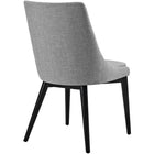 Modway Viscount Fabric Dining Chair - Light Grey-Fine Polyester Fabric Upholstery