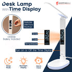 ShoppingAll LED Multi-Functional Office Lamp with RGB Base, Wireless Charger, and USB Charging - White-7