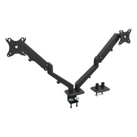 IntekView Dual Monitor Mount with Gas Spring-The MS152 allows you to clear your desk's surface while providing an ergonomic working position.