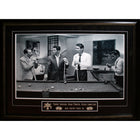 Rat Pack Playing Pool - Framed Print - 44" x 36"-High-quality art print professionally matted and framed