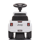 Freddo Jeep Rubicon Foot to Floor Ride-On for Toddlers White-Convenient Storage: Features seat storage for toys and snacks, perfect for toddlers on the go