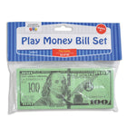 Learning Advantage Play Bill Set-105 BILLS INCLUDED -- This money play set includes 35 Ones, 35 Fives, 20 Tens, 15 Twenties, 5 Fifties and 5 Hundreds.