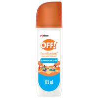 OFF! Family Care Insect Repellent - Summer Splash - 175mL-Contains aloe vera and has a light, summer fresh fragrance​