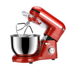 Frigidaire 6-Speed Retro Stand Mixer - 6.2 L - Red-Planetary rotation for thorough mixing