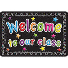 Ashley Productions The Original Fun Mat Welcome Mat - 15.5" x 23.5" - Welcome To Our Class-Measurement & Design: The Welcome To Our Class Mat measures 15.5" x 23.5".