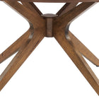 Modway Crossroads Round Wood Coffee Table - Walnut-8