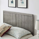 Modway Alana Wood Full Platform Bed with Splayed Legs - Grey-Weight Capacity: 600 lb