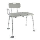 BIOS Living Knock Down Transfer Bench - Plastic-Reversible seat/back rest to accommodate left and right transfers