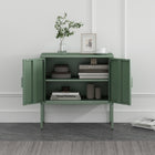 Manhattan Comfort Ava 23.6" Modern Accent Cabinet - Green-Clean Lines and a Minimalist Silhouette, Perfect for Contemporary and Transitional Spaces