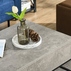 HOMCOM Lift Top Coffee Table with Hidden Storage Compartment - Grey-Maximizes storage possibilities in minimal space