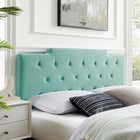 Modway Juliet Tufted Performance Velvet King/California King Headboard - Mint-Performance Velvet Polyester Upholstery