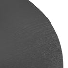 Manhattan Comfort Layla 35.4" Modern Coffee Table - Black-Wood Grain Finish Brings a Sense of Organic Elegance