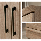Sauder HomePlus Storage Cabinet - Brushed Oak-Clear instructions: With illustrated instructions and labeled parts, you'll set it up quickly and easily