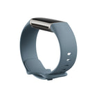 Fitbit Charge 5 Fitness Smart Watch - Platinum/Mineral Blue-On-Wrist Heart Rate Monitor & ECG App