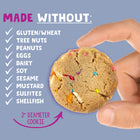 Allergy Smart Cookies - Birthday Cake - 28g - 40 Pack-Gluten-free Oat Flour, Sugars (brown Sugar*, Maple Syrup, Invert Sugar*, Tapioca Syrup), Sustainable Palm Shortening, Rainbow Sprinkles (sugar, Palm Oil, Palm Kernel, Corn Starch, Beet Juice, Vegetable Juice, Annatto Extract, Spirulina Extract, Turmeric, Beta-carotene, Paprika Oleoresin, Sunflower Lecithin, Maltodextrin, Carnauba Wax, Cellulose Gum), Vanilla Extract, Natural Flavour*, Himalayan Salt, Aluminum-free Baking Powder, Aluminum-free Baking Soda
