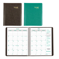 Brownline 2026 EcoLogix 14-Month Monthly Planner with Recycled Paper - 8-7/8" x 7-1/8" - Assorted Colours - English-14-Month: December 2025 to January 2027