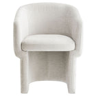 Modway Verity Barrel Back Chenille Dining Armchair - Ivory-9