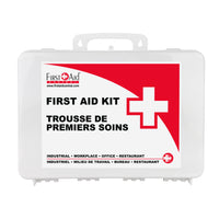 First Aid Central BC Basic First Aid Kit with Plastic Case-This is a Basic first aid kit