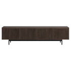 Hudson&Canal Whitman TV Stand for TV's up to 85" - Alder Brown-A transitional design accommodates TVs up to 85" for your entertaining space