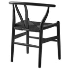 Modway Amish 29" Wood Dining Chair - Black-Arrives Fully Assembled