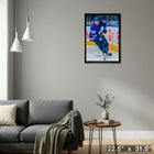 William Nylander Toronto Maple Leafs Skating - Framed Canvas - 22" x 31"-Ready to hang - arrives fully assembled
