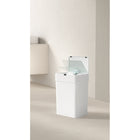 Elpheco PureSense-F Sensor Garbage Can Set - 2-Piece (9L & 15L) -  White-Touchless Operation: Both bins are equipped with advanced motion sensors for completely hands-free use
