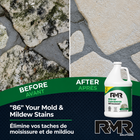 RMR Solutions RMR-86 Instant Mold & Mildew Stain Remover - 1 Gal - 4 Pack-4