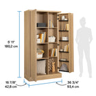 Sauder Merton Hall Large Storage Cabinet - Harmony Ash-8