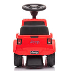 Freddo Jeep Rubicon Foot to Floor Ride-On for Toddlers- Red-Convenient Storage: Features seat storage for toys and snacks, perfect for toddlers on the go