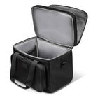 Champs Onyx Nylon Cooler Bag - Black-Removeable/ adjustable padded shoulder strap