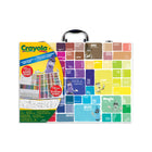 Crayola Limited Edition Retired Colours Art Case-Add texture to artwork using the built-in rubbing plates and colouring supplies