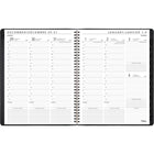 Mead 2026 Contempo Weekly/Monthly Appointment Book - 10-7/8" H x 8-1/4" W - Black - Bilingual-Page size: 10-7/8" H x 8-1/4" W