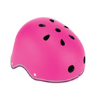 Globber Helmet Primo Lights - Size XS/S - Neon Pink-Lithium battery-powered 6 LED lights. 3 light modes available (on, flash, fast flash)