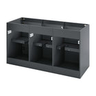 Modway Bryn 48" Wall-Mount Bathroom Vanity - Grey-Assembly Required