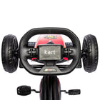 Aosom Kids Pedal Go Kart with Swing Axle and Adjustable Seat - Red-Promote physical activity and develop motor skills with the pedal-powered design 
