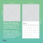Wyman Publishing 2026 Canadian Geographic Moose Official Monthly Hanging Wall Calendar - 12" W x 24" H  - English-Wyman Earth-Friendly - Manufactured with sustainable materials, including Forest Stewardship Council-certified paper and soy ink