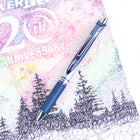 Pentel EnerGel Retractable Gel Roller - 0.7mm - Navy Blue Pen & Refill Set-0.7mm