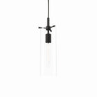 Modway Skylark Pendant Light - Clear/Black-Requires 1 E26 60W Light Bulb