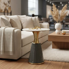 Zuo Glasa Side Table - Multicolor-Maximum Weight Capacity: 90